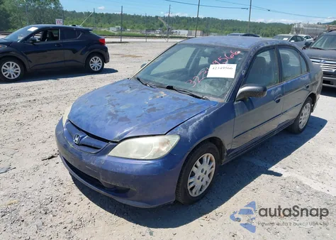 2004 Honda Civic Lx from USA, damaged, VIN 2HGES16554H605210